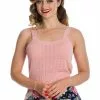 Banned Dora Strap 50's Top Pink