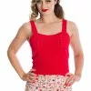 Banned Dora Strap 50's Top Red New In 2 Banned Dora Strap 50's Top Red New In
