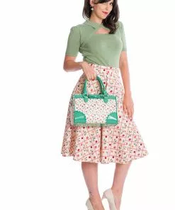 Banned Beth 40's Top Green
