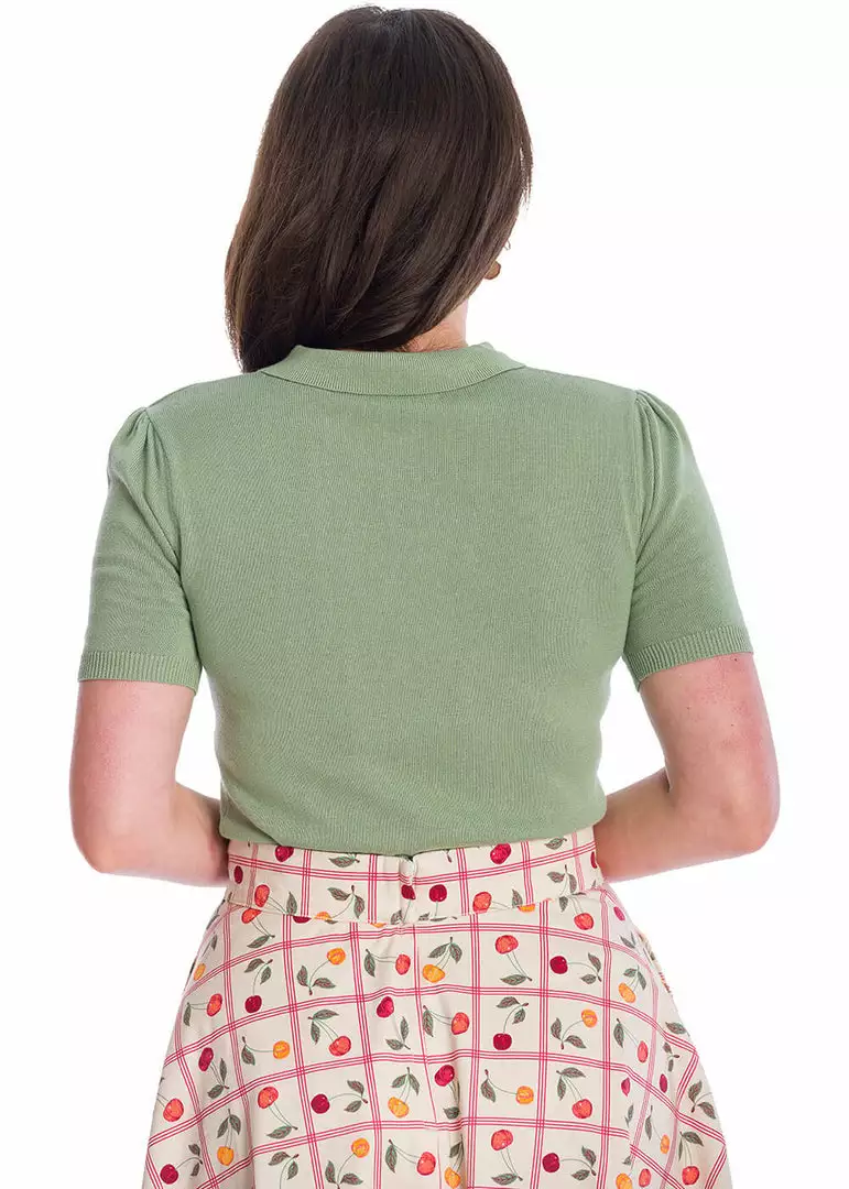 Banned Beth 40's Top Green 6 Banned Beth 40's Top Green