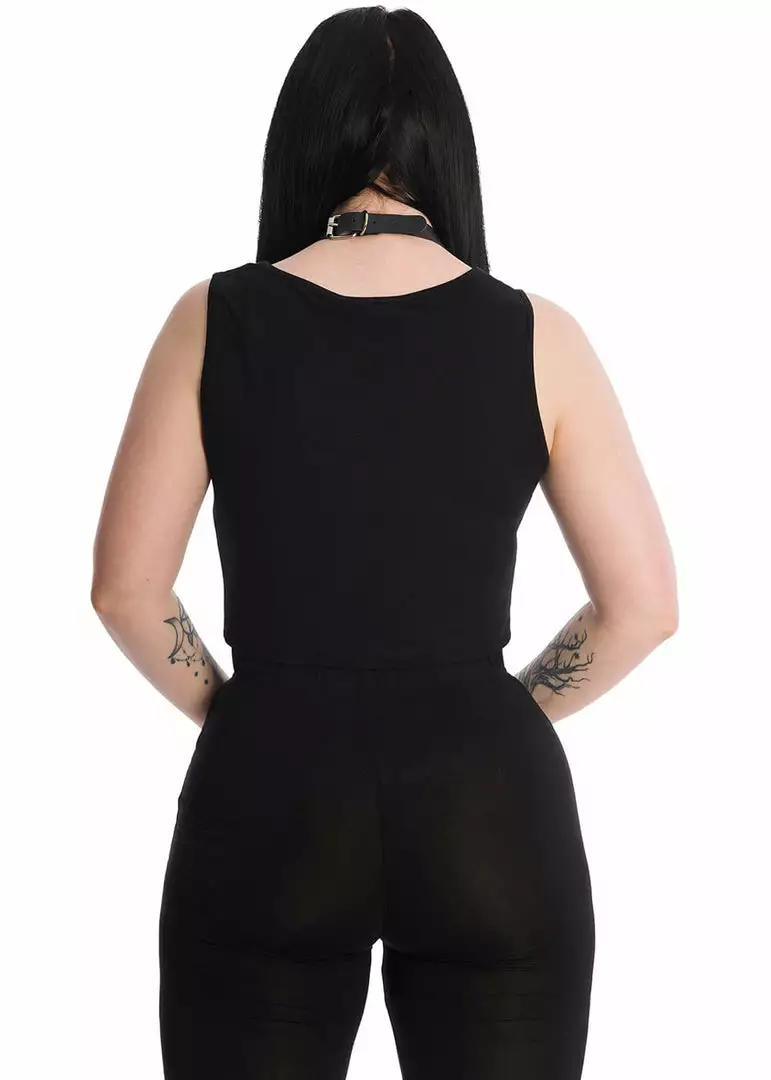 New In Banned Space Cat Cropped T-Shirt Black 5 New In Banned Space Cat Cropped T-Shirt Black