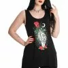 New In Banned Ishtar Skeleton Rose T-Shirt Black 2 New In Banned Ishtar Skeleton Rose T-Shirt Black
