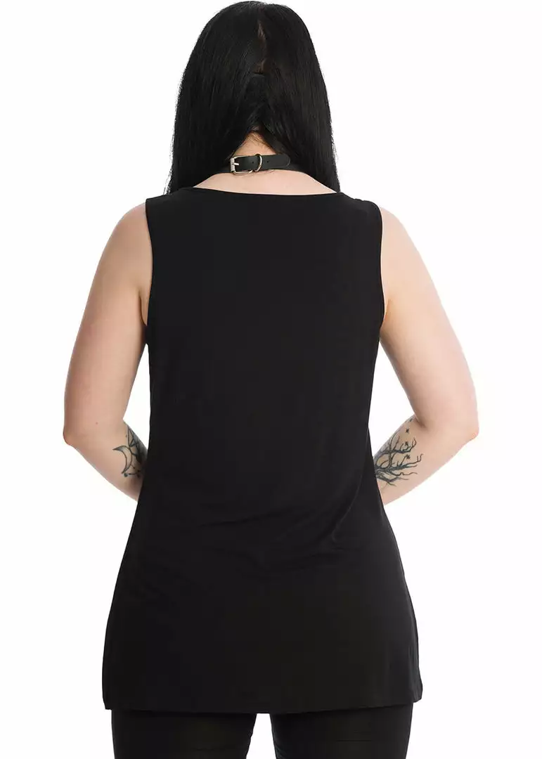 New In Banned Ishtar Skeleton Rose T-Shirt Black 5 New In Banned Ishtar Skeleton Rose T-Shirt Black