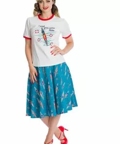 Banned Wish You Were Here Boat T-Shirt White New In 9 Banned Wish You Were Here Boat T-Shirt White New In