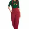 New In Banned Her Favorites 40's Trousers Burgundy 2 New In Banned Her Favorites 40's Trousers Burgundy