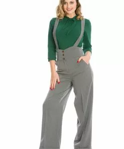 New In Banned Her Favorites 40's Trousers Grey