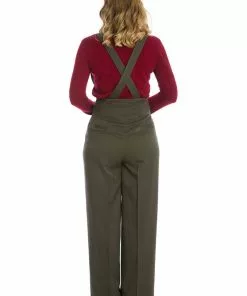 Banned Her Favorites 40's Trousers Green New In