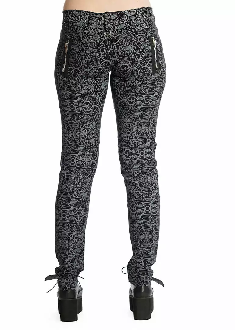 Banned Amira Occult 80's Trousers Black 4 Banned Amira Occult 80's Trousers Black