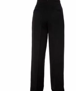 Banned Adventures Ahead 40's Trousers Black