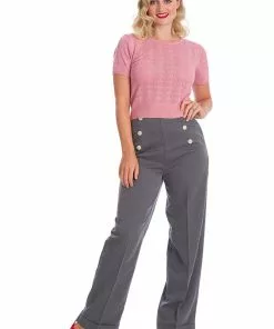 New In Banned Adventures Ahead 40's Trousers Grey 9 New In Banned Adventures Ahead 40's Trousers Grey