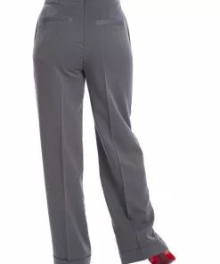 New In Banned Adventures Ahead 40's Trousers Grey 10 New In Banned Adventures Ahead 40's Trousers Grey