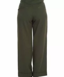Banned Girl Boss 40's Trousers Green New In