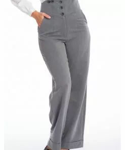 Banned Girl Boss 40's Trousers Grey