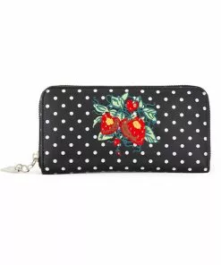 New In Banned Fragola Strawberry Wallet Black