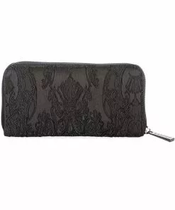New In Banned Maplesage Damask Wallet Black