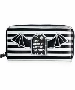 Banned Give You The Creeps Wallet Black