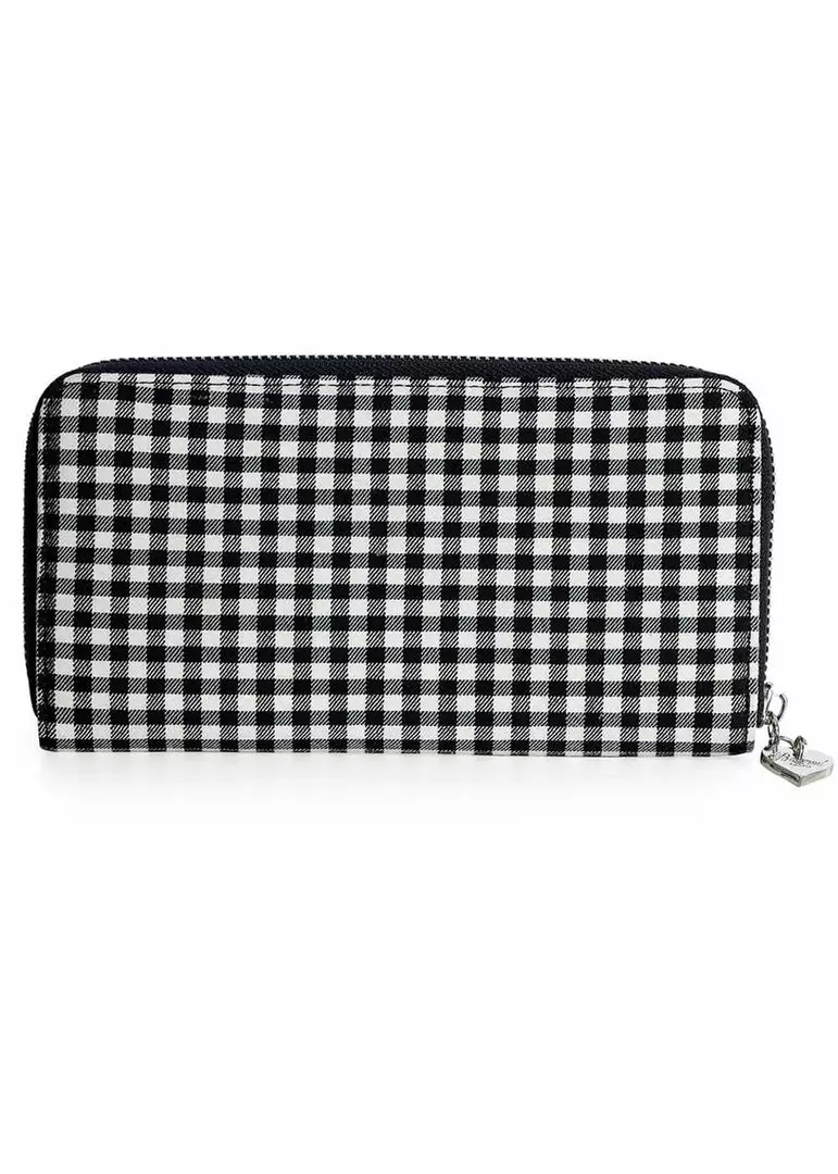 Banned Rockabilly Cherry 50's Wallet Black New In 4 Banned Rockabilly Cherry 50's Wallet Black New In