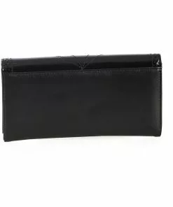 Banned Scalloped Wallet Black New In