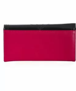 New In Banned Scalloped Wallet Red