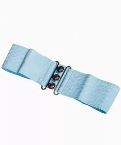 Banned Elastic 50's Belt Baby Blue
