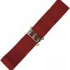 Banned Elastic Belt Burgundy 2 Banned Elastic Belt Burgundy