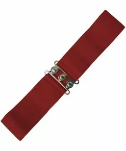 Banned Elastic Belt Burgundy