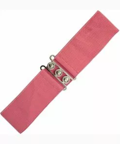 Banned Elastic 50's Belt Coral