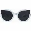 Banned Giovanna 60's Sunglasses White New In 2 Banned Giovanna 60's Sunglasses White New In