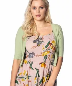 New In Banned Overload 50's Cardigan Olive Green 7 New In Banned Overload 50's Cardigan Olive Green