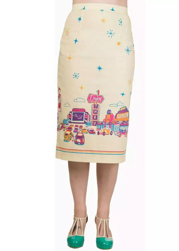 Banned Hold Tight Diner Pencil Rok New In 3 Banned Hold Tight Diner Pencil Rok New In