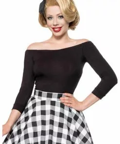 Belsira Olivia 50's Top Black New In