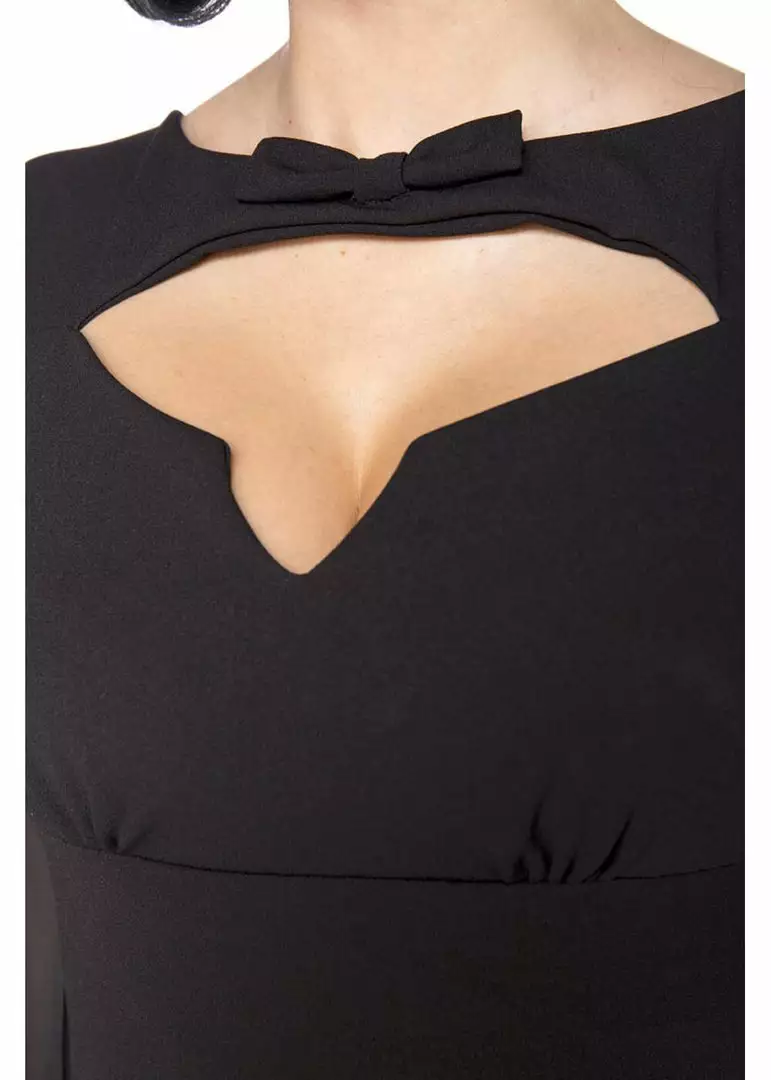 Belsira Jean 50's Pencil Dress Black New In 5 Belsira Jean 50's Pencil Dress Black New In