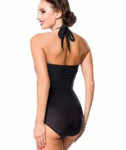 New In Belsira Pop Art 60's Bathing Suit Multi