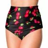 New In Belsira Cherry Bikini Bottom Black 1 New In Belsira Cherry Bikini Bottom Black