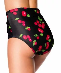 New In Belsira Cherry Bikini Bottom Black 7 New In Belsira Cherry Bikini Bottom Black