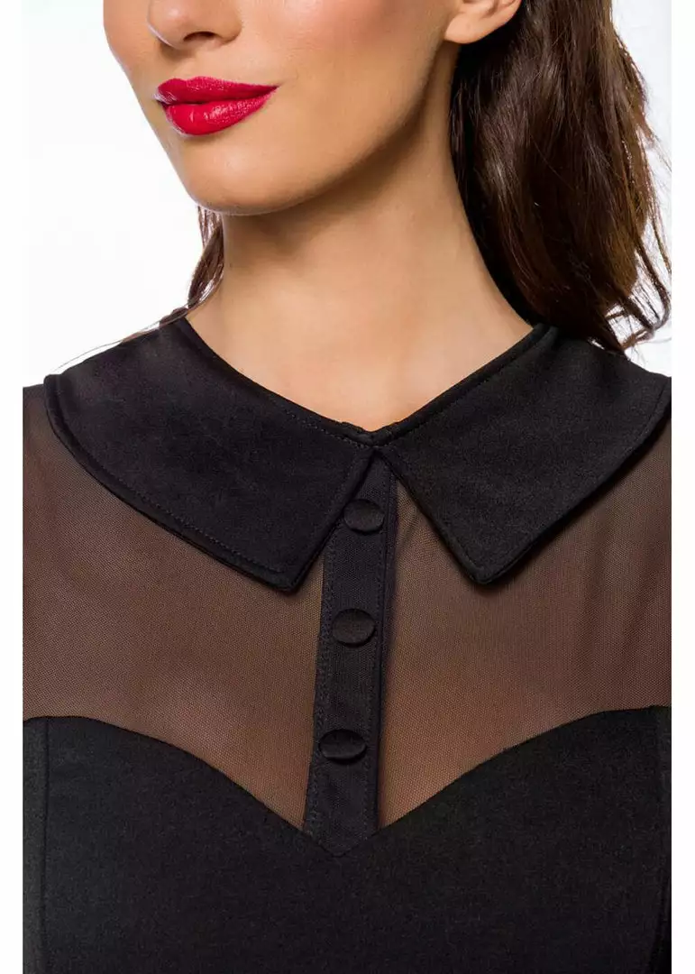 Belsira Fiona 50's Swing Dress Black 5 Belsira Fiona 50's Swing Dress Black