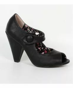 Bettie Page Shelly 40's Pumps Black