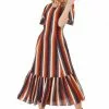 Bright & Beautiful Andy Autumn Striped 70's Dress Multi New In
