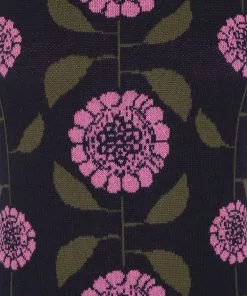 Bright & Beautiful Zora Groovy Floral 60's Jumper In Multi 9 Bright & Beautiful Zora Groovy Floral 60's Jumper In Multi