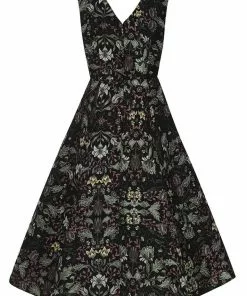 New In Bright & Beautiful Melissa Nature Nouveau 50's Swing Dress Multi