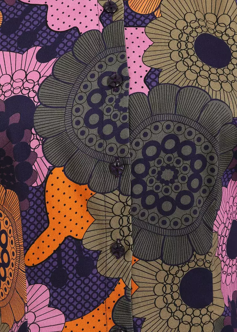 New In Bright & Beautiful Annabelle Groovy Floral 60's Dress Multi 6 New In Bright & Beautiful Annabelle Groovy Floral 60's Dress Multi