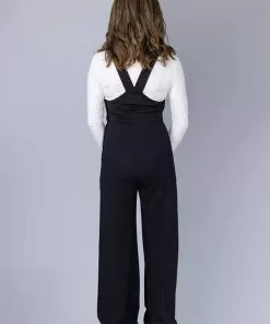 New In Bright & Beautiful Emma Daisy Dreamer 60's Dungarees Black