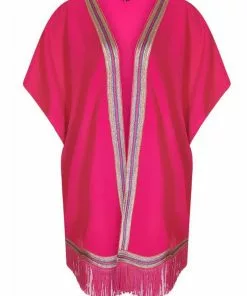 Bright & Beautiful Kady 70's Kimono Pink Colour