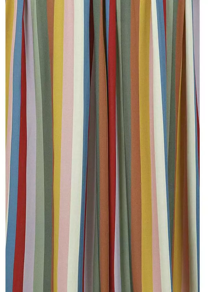 Bright & Beautiful Maria Deckchair Stripe Rainbow Midi 60's Skirt Multi New In 5 Bright & Beautiful Maria Deckchair Stripe Rainbow Midi 60's Skirt Multi New In