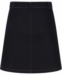 New In Bright & Beautiful Annie Rainbow Dreamer 60's A-Line Skirt Denim 7 New In Bright & Beautiful Annie Rainbow Dreamer 60's A-Line Skirt Denim