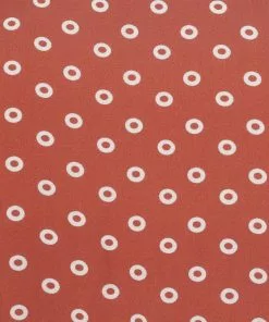Bright & Beautiful Penny Doughnut Polka 70's Blouse Red New In