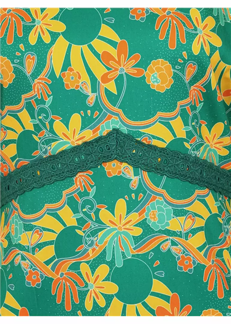 Bright & Beautiful Emily Holiday Trip 60's Dress Multi New In 5 Bright & Beautiful Emily Holiday Trip 60's Dress Multi New In