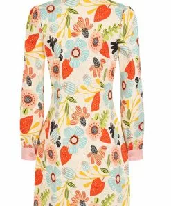 New In Bright & Beautiful Annabell Songbird Floral 60's Dress Multi 10 New In Bright & Beautiful Annabell Songbird Floral 60's Dress Multi