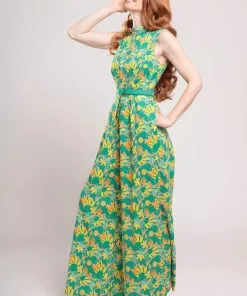 New In Bright & Beautiful Maggie Holiday 70's Trip Jumpsuit Multi
