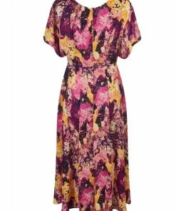 Bright & Beautiful Jenny Marble Galaxy 60's Dress 8 Bright & Beautiful Jenny Marble Galaxy 60's Dress